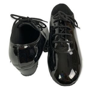 13.5 Alma Danza Youth Boys Girls Latin A230602B Dance Shoe Black Patent Leather